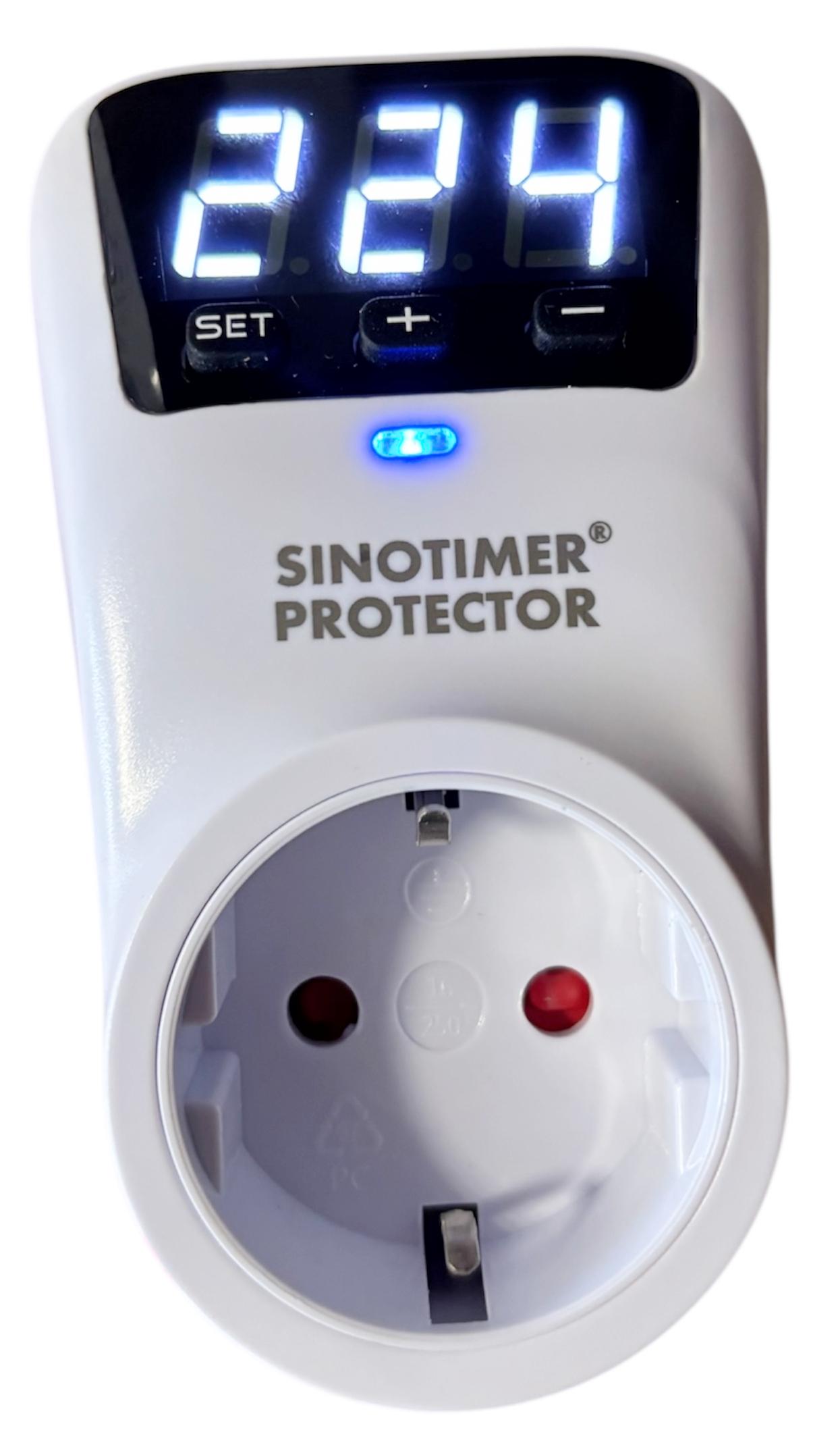 Реле напряжения 16 А 3680 W 150-280 V евро вилка регулируемая с дисплеем HLP02 Реле напряжения 16 А 3680 W 150-280 V евро вилка регулируемая с дисплеем HLP02