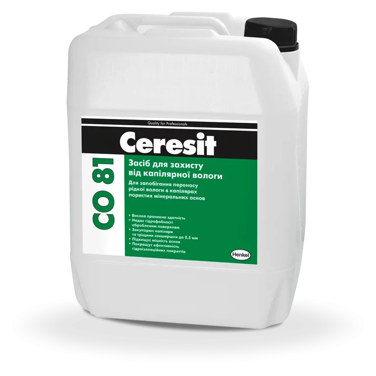 Ceresit CO 81/10 засіб для захисту від капілярної вологи