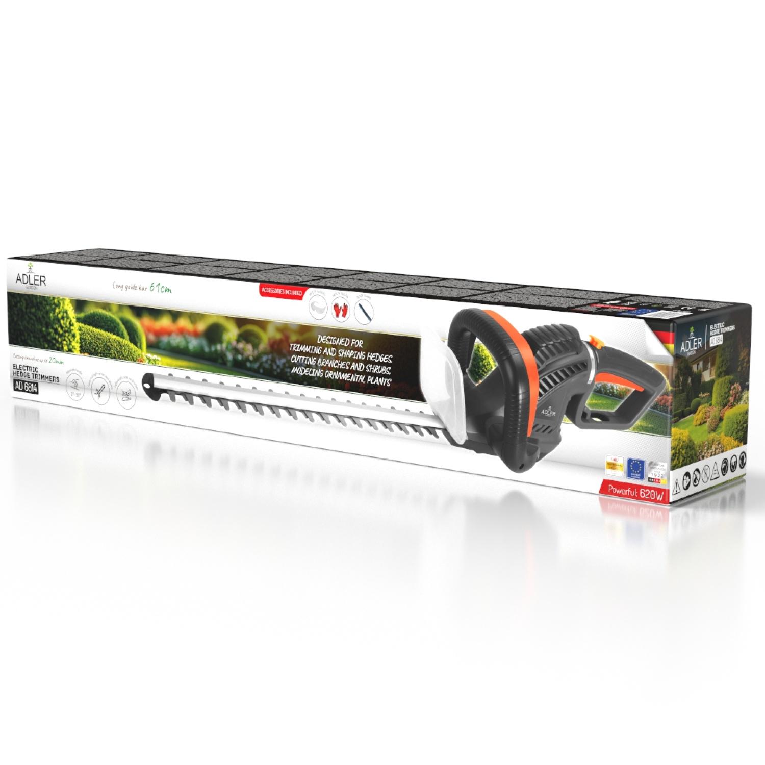 Тример електричний Adler AD 6814 620 Вт з лезом 61 см Чорний (30167175) - фото 10 Тример електричний Adler AD 6814 620 Вт з лезом 61 см Чорний (30167175) - фото 10