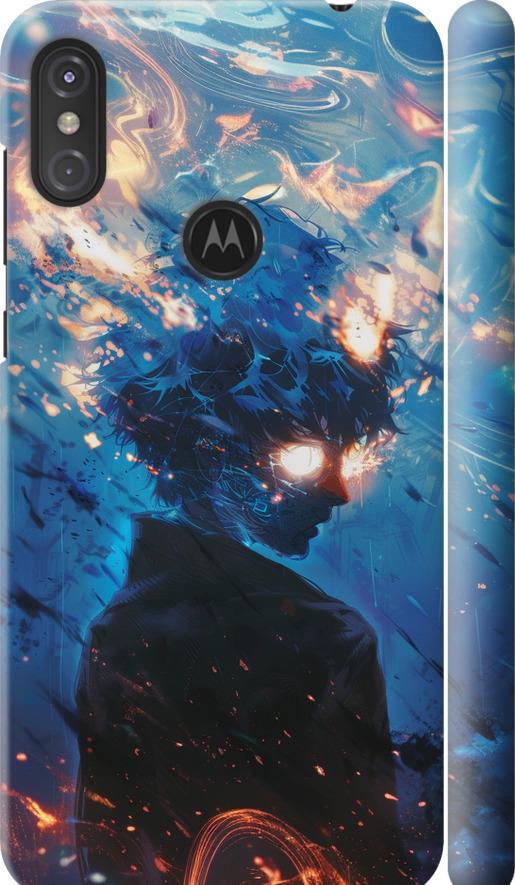 Чехол на Motorola One Power Сатору Годжо (6129m-1588-42517)