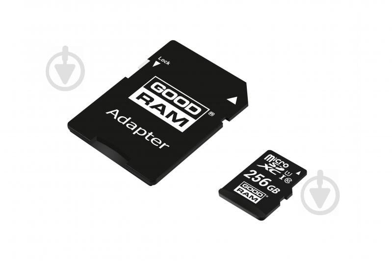 Карта пам'яті MicroSDXC 256GB UHS-I Class 10 Goodram + SD-adapter (M1AA-2560R12) - фото 2