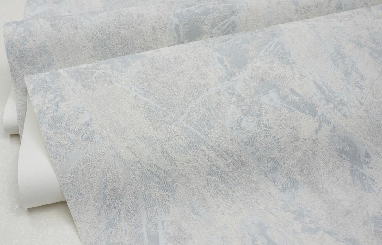 Шпалери флізелінові SINTRA ALICANTE UNI 406311 вініл гарячого тиснення 1,06х10,05 м Сірий