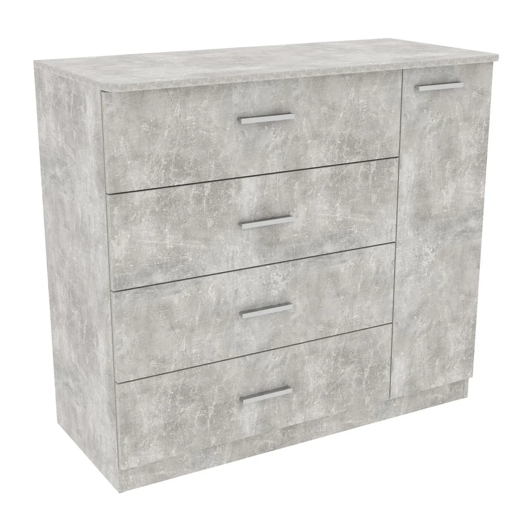 Комод Kontinent Сабрина №2 110х50х100 см Бетон (81773621) - фото 1 Комод Kontinent Сабрина №2 110х50х100 см Бетон (81773621) - фото 1