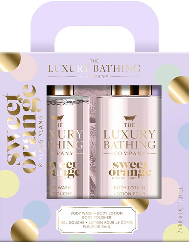 Набор для тела THE LUXURY BATHING Glamourous Glow SOY 2025 гель для душа/лосьон и губка/100 мл/100 мл (61840)