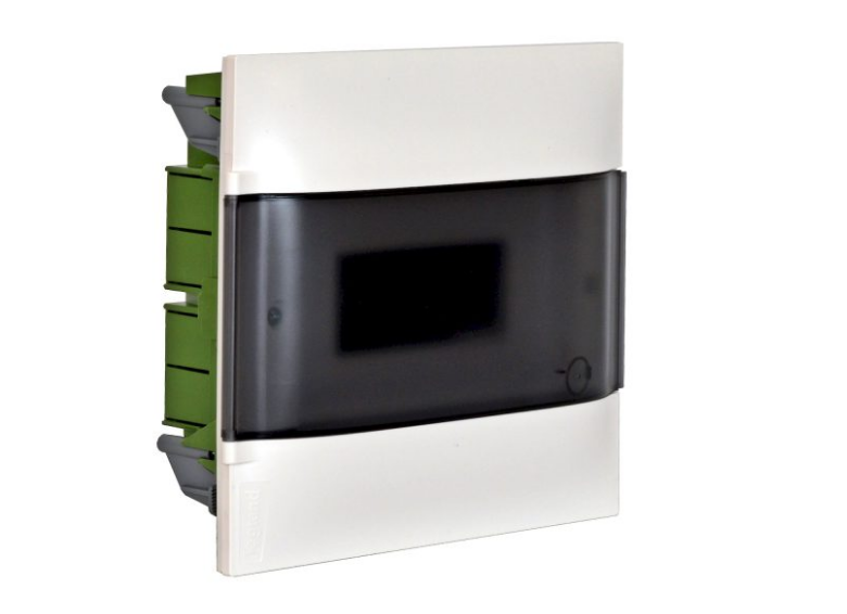 Щит вбудований ЩРВ-П- 12мод Legrand IP40 димчасті двері N+Pe PRACTIBOX-S Білий (33233164)