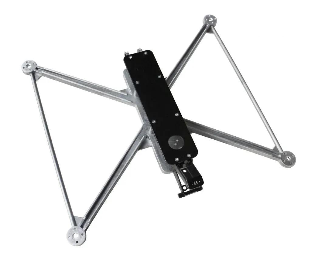 Рама для FPV дронов 10-12" KARMA-10 алюминий литой корпус с принтами 419 г 495 мм (00-00027288)