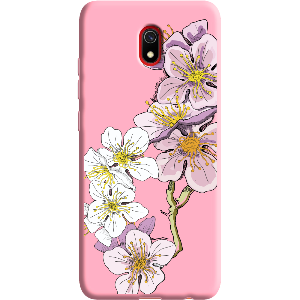 Чохол Boxface Xiaomi Redmi 8A Cherry Blossom Рожевий силікон (38341-cc4-38675)