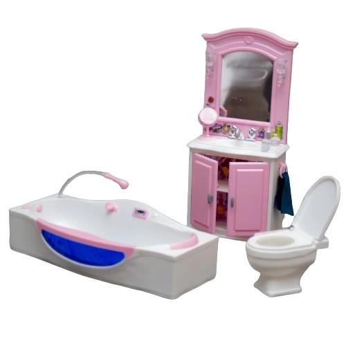 Комплект мебели для кукол Барби Gloria Ванная комната 24020 (29833393)