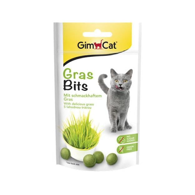 Ласощі GimCat GrasBits для котів з травою 140 г (27733005)