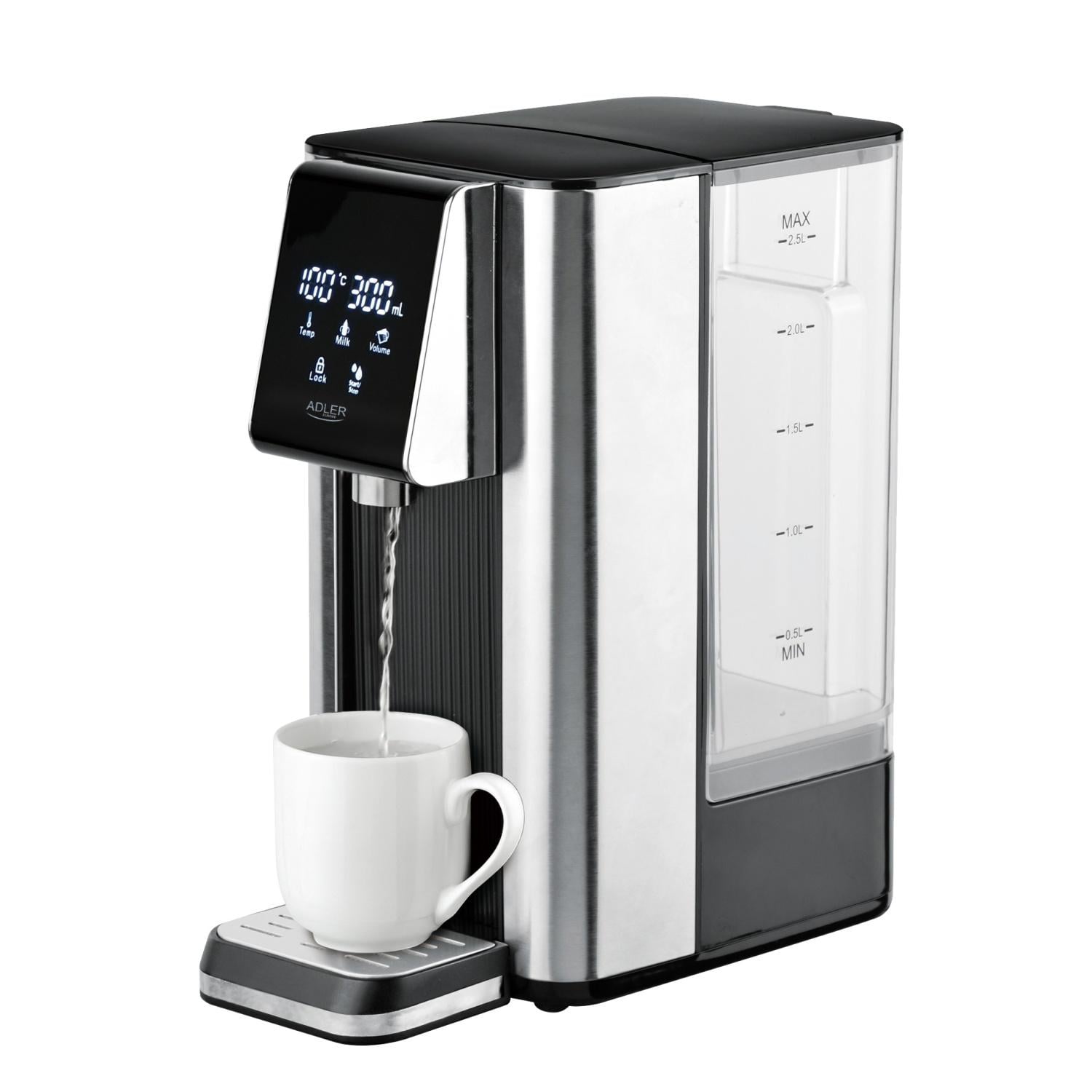 Диспенсер гарячої води Adler AD 1356 7 температур 2,5 л 2600 Вт Чорний (33088377)