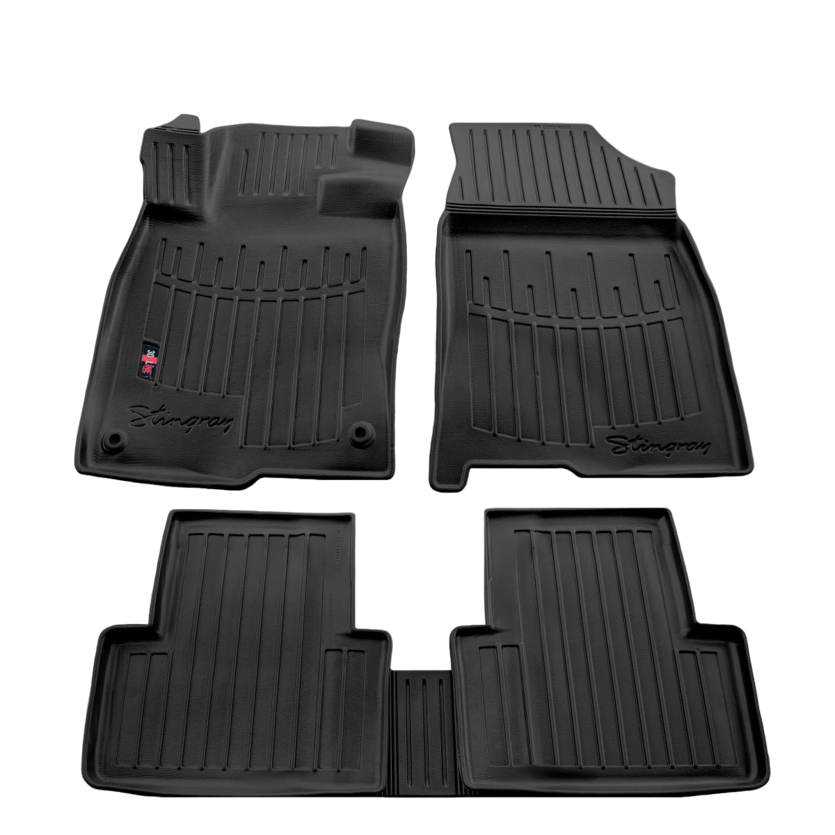 Коврики резиновые Stingray Honda Civic 4D/5D 2017- с бортом ТЕП 5 шт. Черный (5008035)