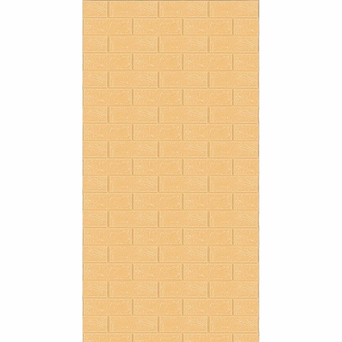 3D-панель самоклейна під бежеву цеглу в рулоні 3080x700x3 мм R009-3 (SW-00001394)