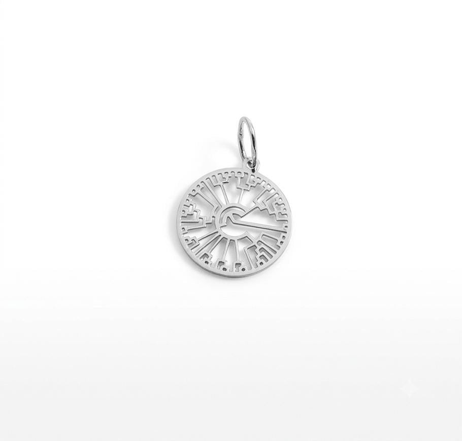 Кулон Maxi Silver 9653 Филогенетическое дерево жизни (89653)