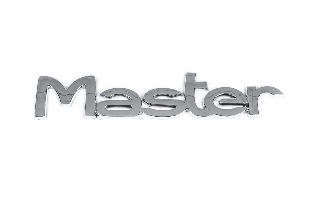 Надпись Master 820004 0500 Davs Auto для Renault Master 1998-2010 гг. abs-пластик Хром - фото 2
