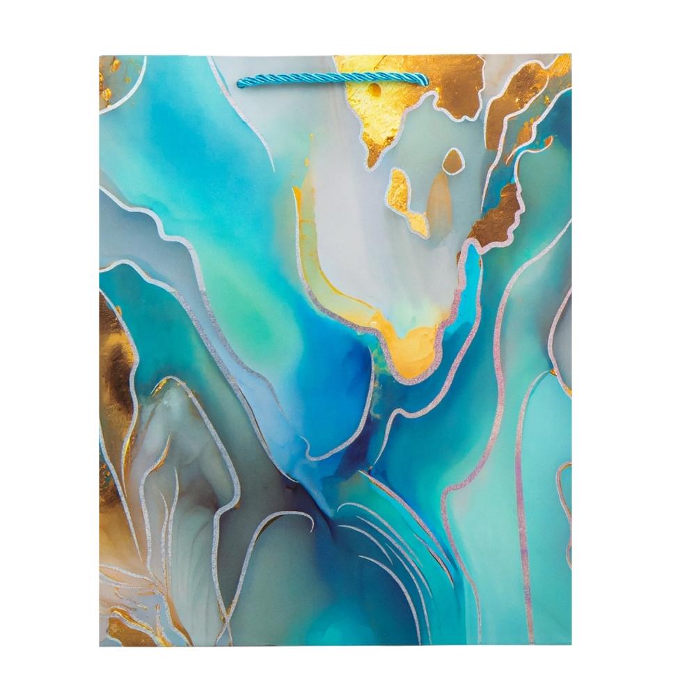 Набор подарочных пакетов Elisey Незабываемые моменты 26х32 см 4 шт. Синий (9069-030) - фото 1