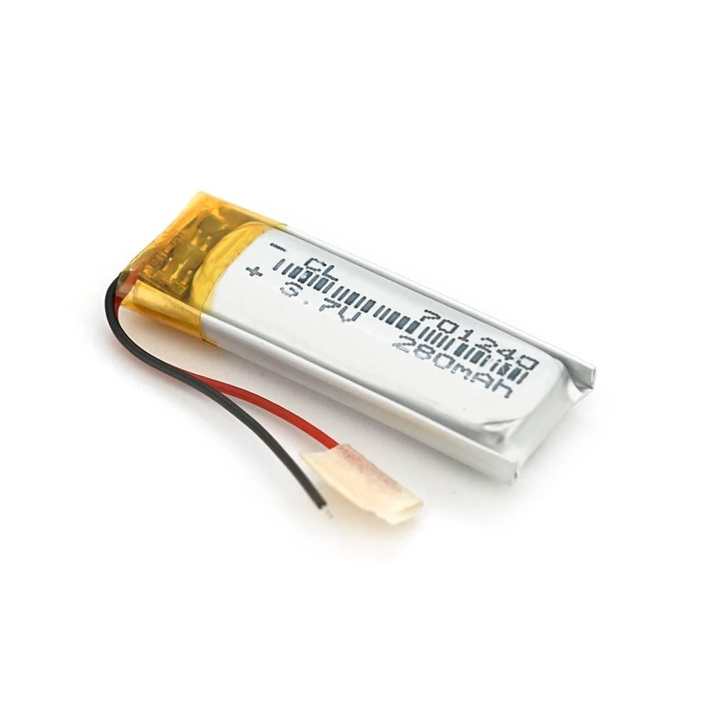 Акумулятор літій-полімерний 3,7В Li-ion 200 мАг 7х20х20 мм (31801)