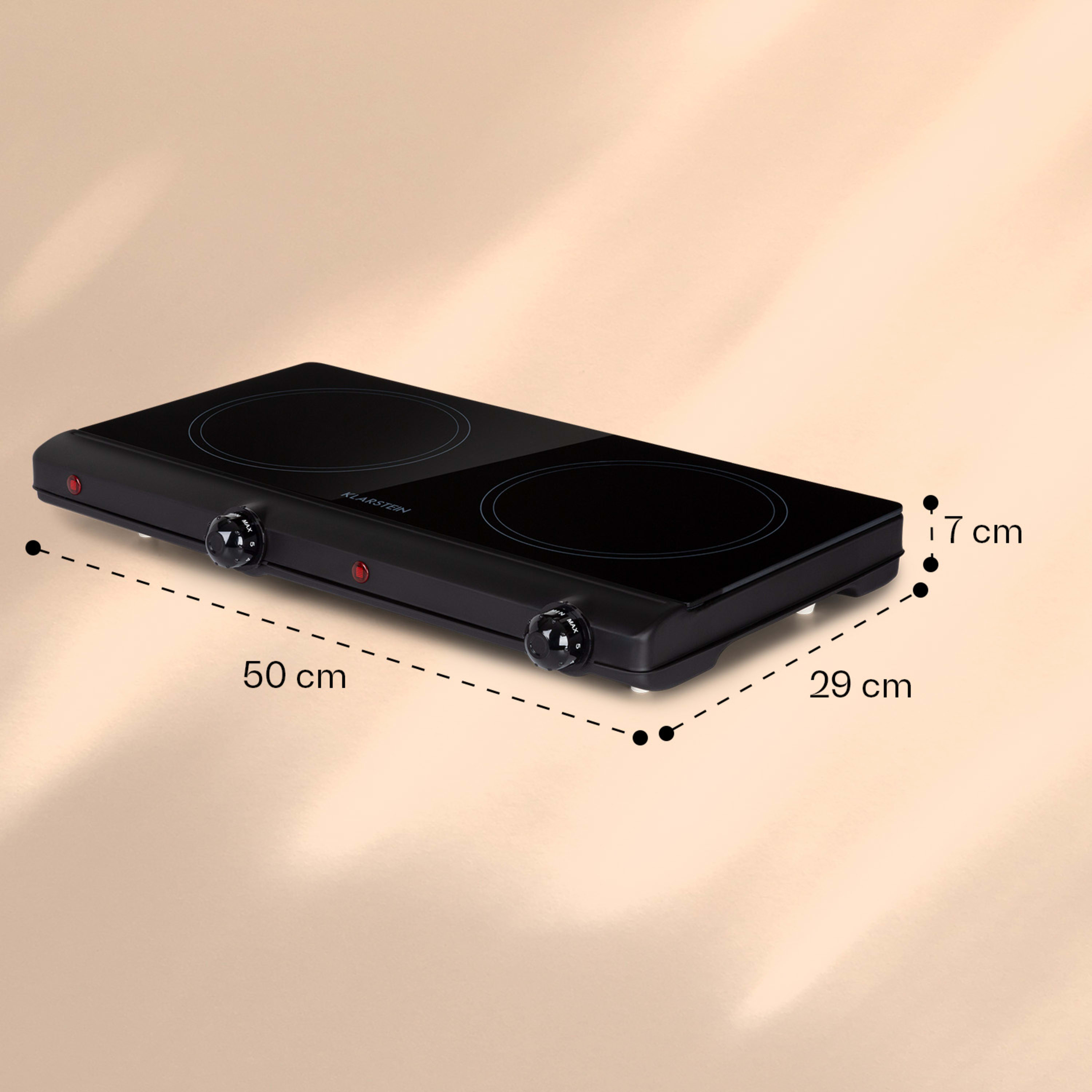 Плита інфрачервона KLARSTEIN Cookbuddy 2400 Вт (10035705) - фото 8 Плита інфрачервона KLARSTEIN Cookbuddy 2400 Вт (10035705) - фото 8