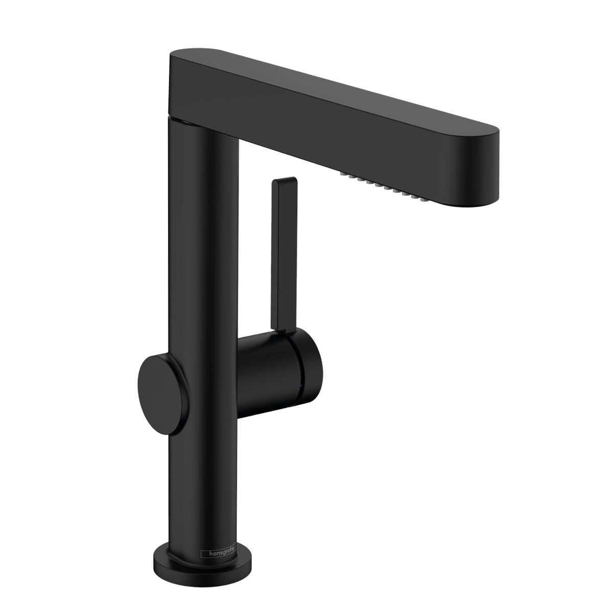 Змішувач для раковини Hansgrohe Finoris 230 одноважільний Чорний матовий (37460482)