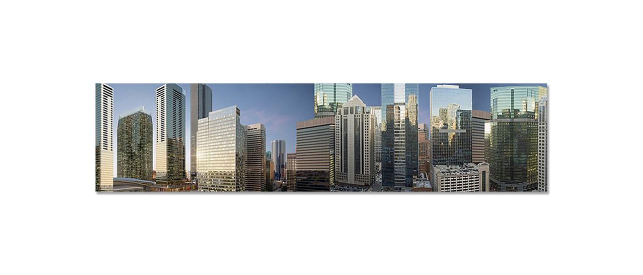 Наклейка виниловая на кухню Zatarga Город на Рассвете 600х2500 мм (1289776364)