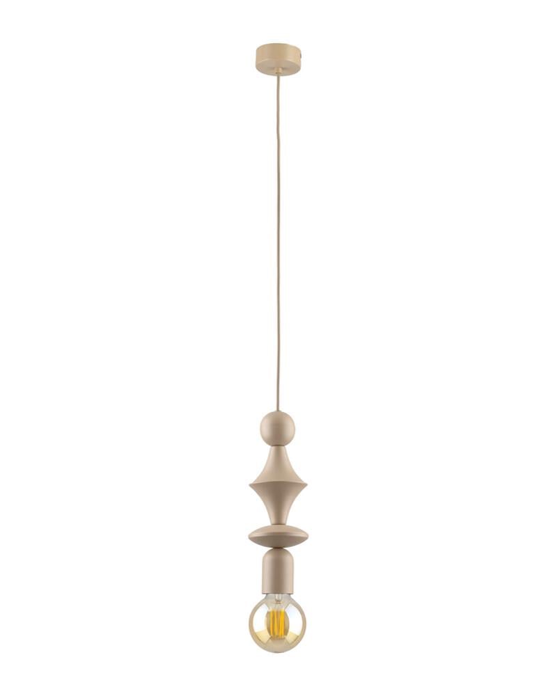 Підвісний світильник TK Lighting 10870 Tower E27 1x15W IP20 Пісочний (36244712)