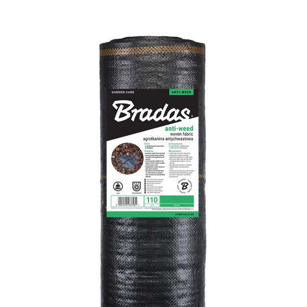 Агроткань Bradas 110 г/м² 1,2х100 м Black (br-ATBK11012100) - фото 2