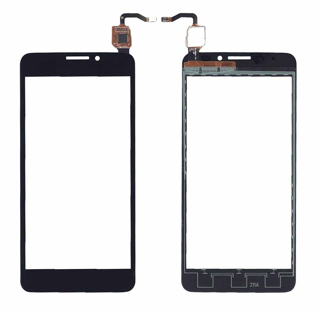 Тачскрин для смартфона Alcatel Idol X 6040D Черный