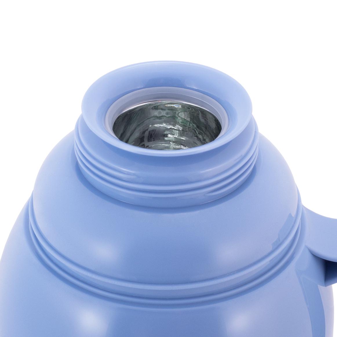 Термос Kamille Vizo 1000 мл зі скляною колбою Блакитний (30411405) - фото 5