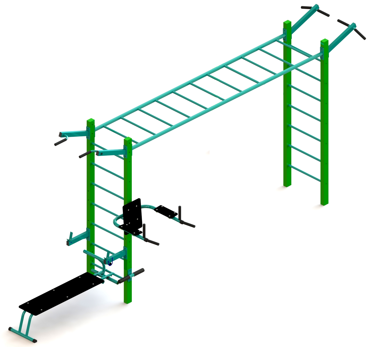 Тренажер уличный с рукоходом SiverSport SL-201.1