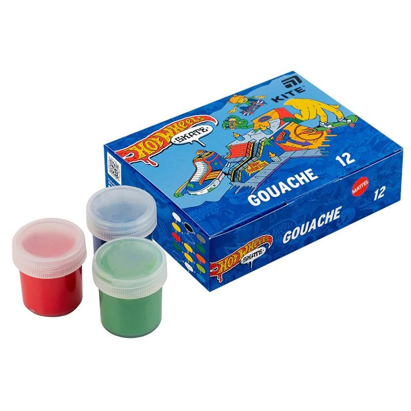 Гуашь 12 цв. 20 мл (HW25-063)