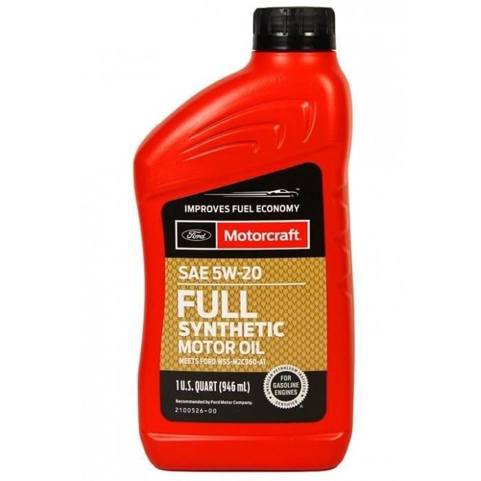 Моторное масло Ford Motorcraft Full Synthetic 5W-20 0,946 л (XO5W20Q1FS) Моторное масло Ford Motorcraft Full Synthetic 5W-20 0,946 л (XO5W20Q1FS)