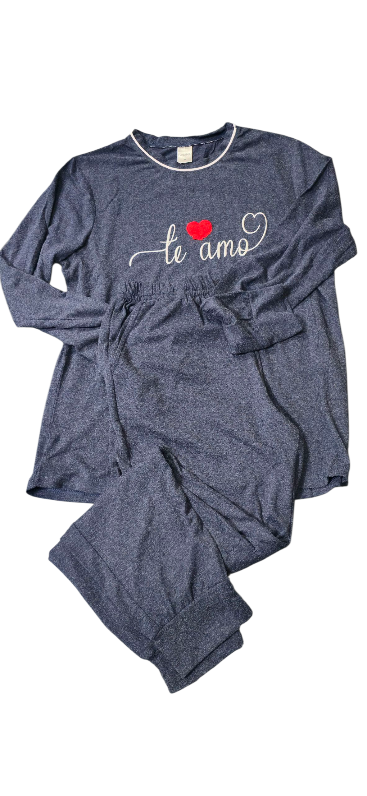 Пижама женская с карманами М Синий (701113) - фото 2 Пижама женская с карманами М Синий (701113) - фото 2