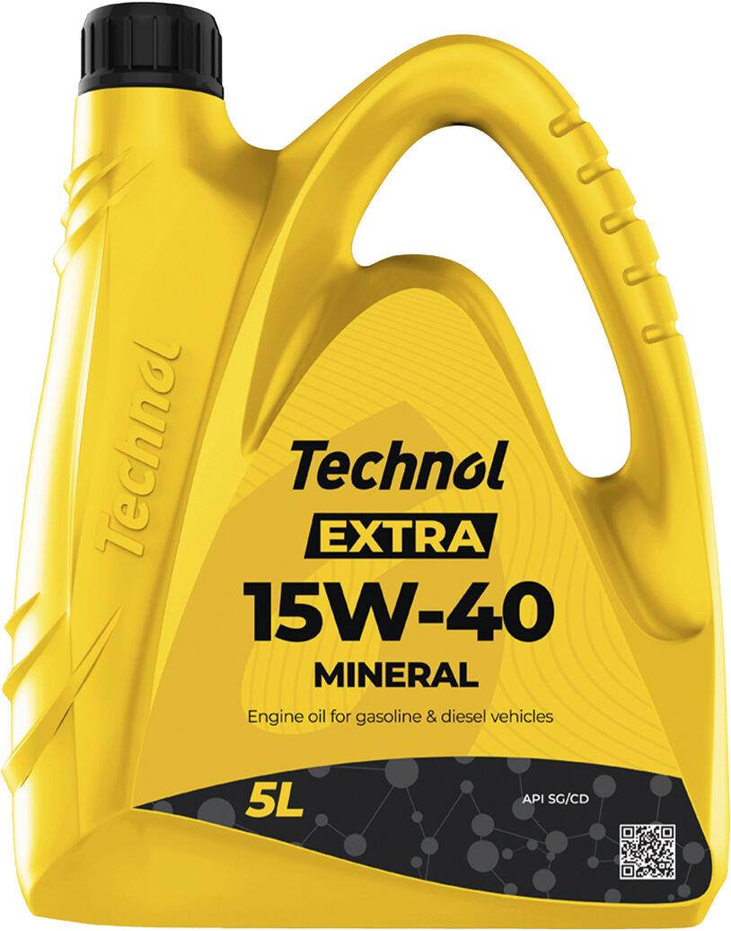 Моторное масло бензин/дизель Technol 15W-40 Extra 5 л