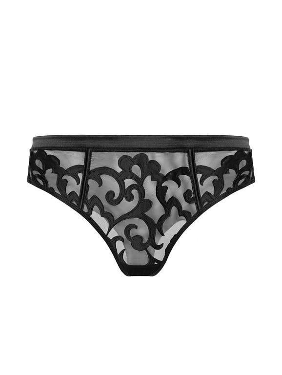 Труси жіночі стрінги Gracija-Rim L Чорний (98020)