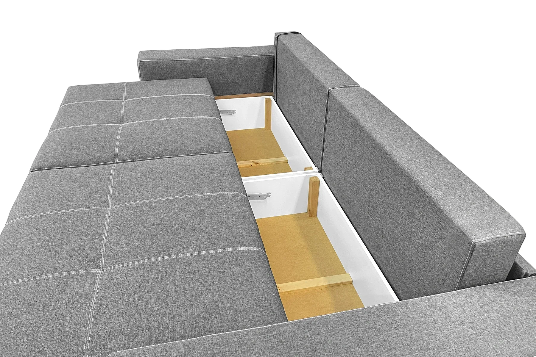 Диван Блисс 290х120 см Светло-серый (25484714) - фото 5 Диван Блисс 290х120 см Светло-серый (25484714) - фото 5