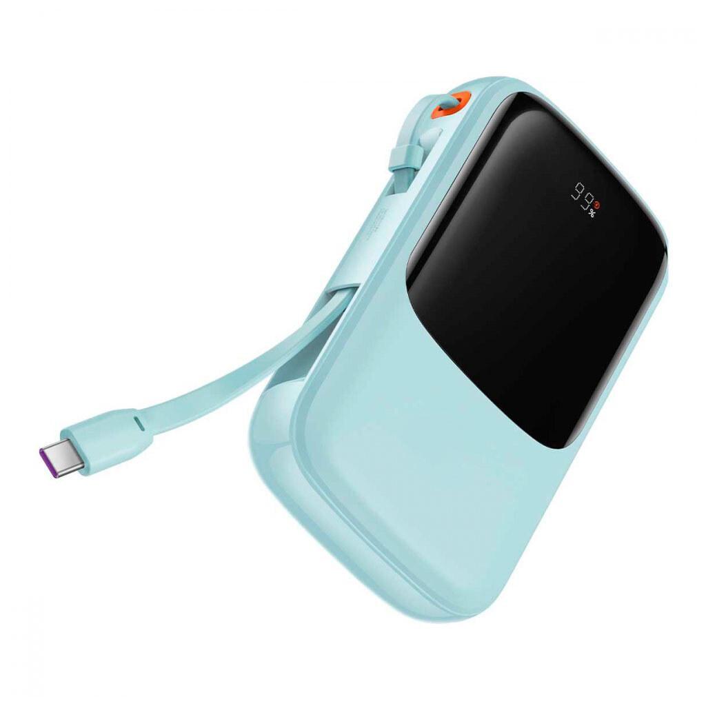 Повербанк BASEUS Qpow 10000 mAh 15W Type-C 2022 Edition Голубой (PPQD050003)