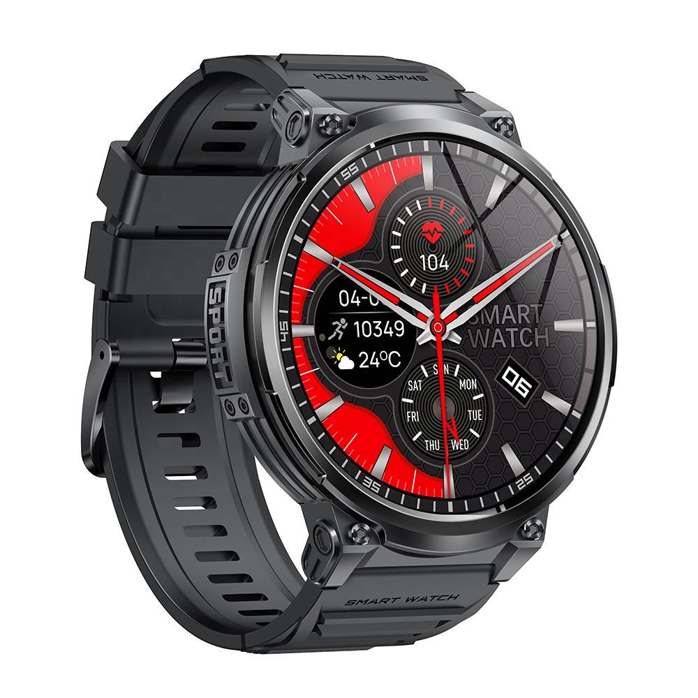 Смарт-годинник Lemfo K66 з ліхтариком силіконовий ремінець Black (18359) - фото 5 Смарт-годинник Lemfo K66 з ліхтариком силіконовий ремінець Black (18359) - фото 5