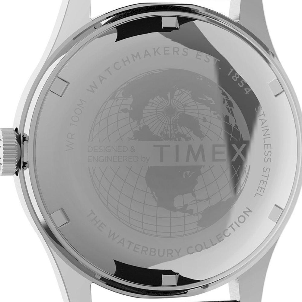 Наручний годинник чоловічий Timex Waterbury кварцевий Silver (Tx2u90200) - фото 3 Наручний годинник чоловічий Timex Waterbury кварцевий Silver (Tx2u90200) - фото 3