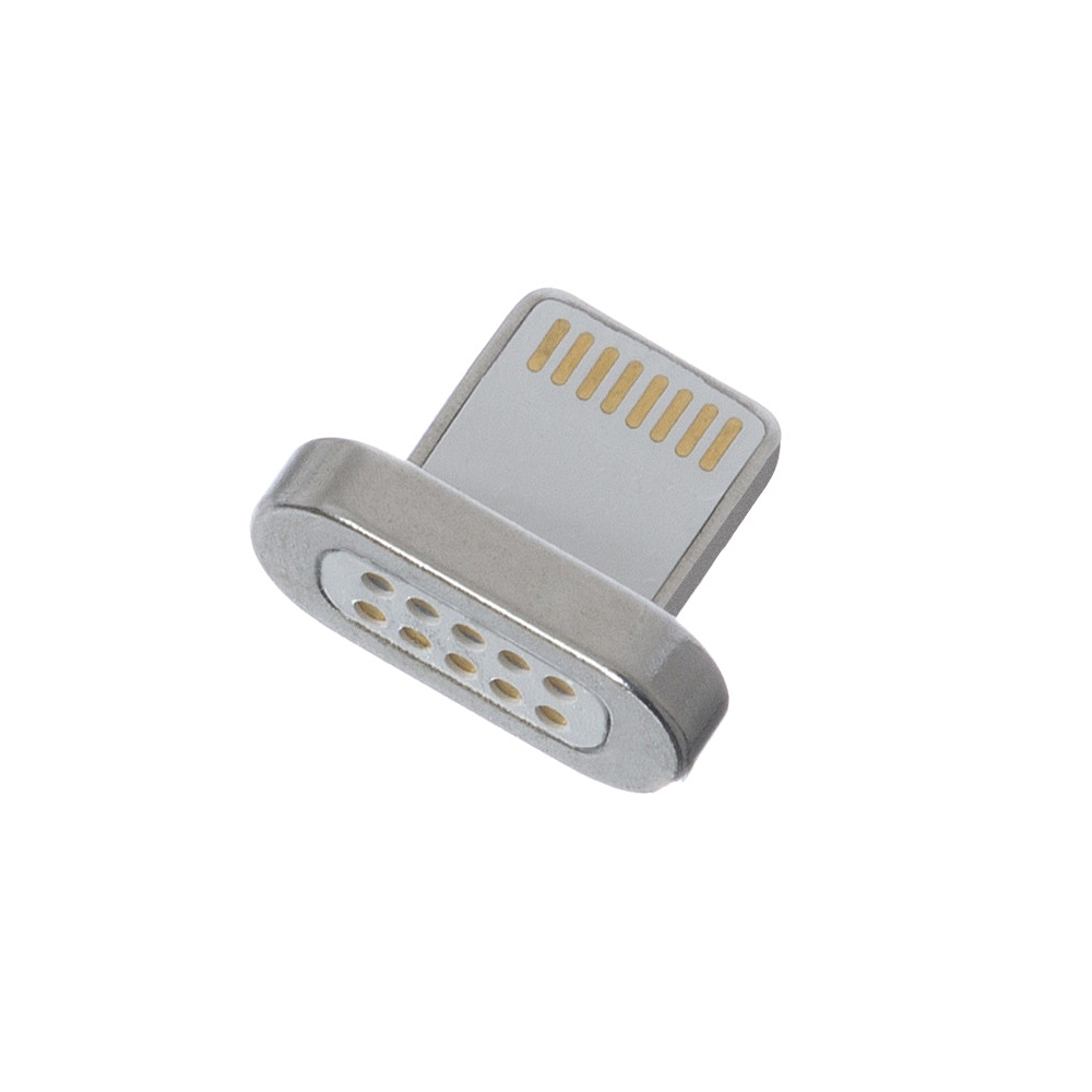 Наконечник на кабель магнітний VOLTRONIC USB 2.0 Lighting плоский (26611624)