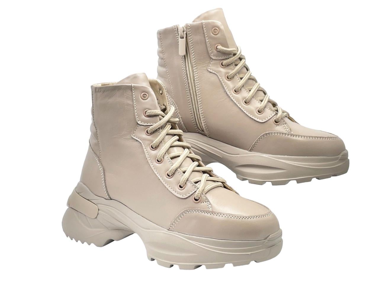 Ботинки демисезонные женские JORDAN 6113P/37 р. 37 Бежевый