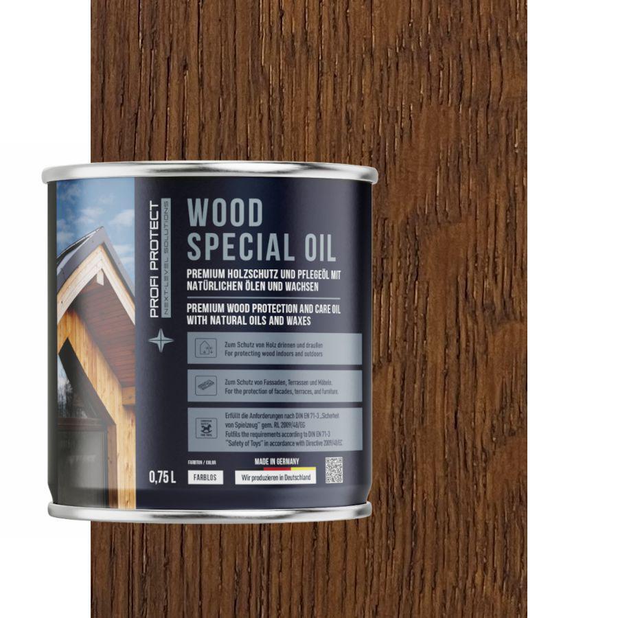 Олія для терас ProfiProtect Wood Special Oil з воском 0,75 л Muskat-eiche (20756675) - фото 1