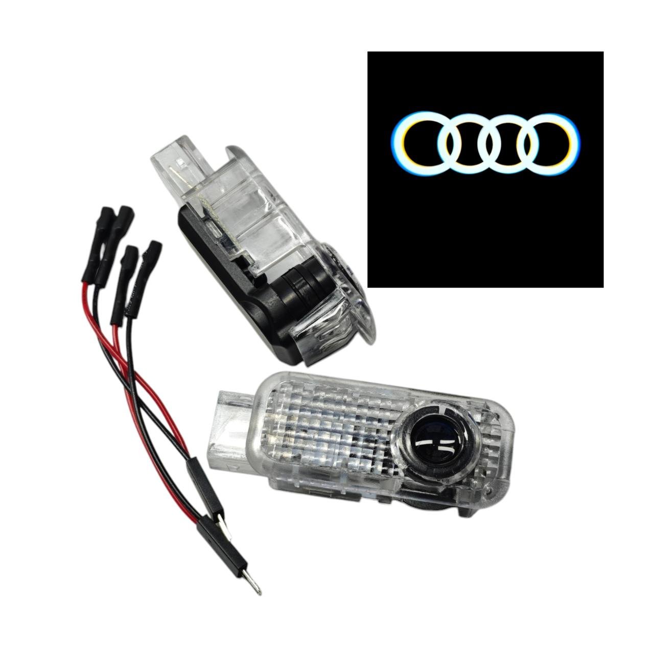 Підсвічування на двері автомобіля штатне Audi кільця (2486719459) - фото 2 Підсвічування на двері автомобіля штатне Audi кільця (2486719459) - фото 2