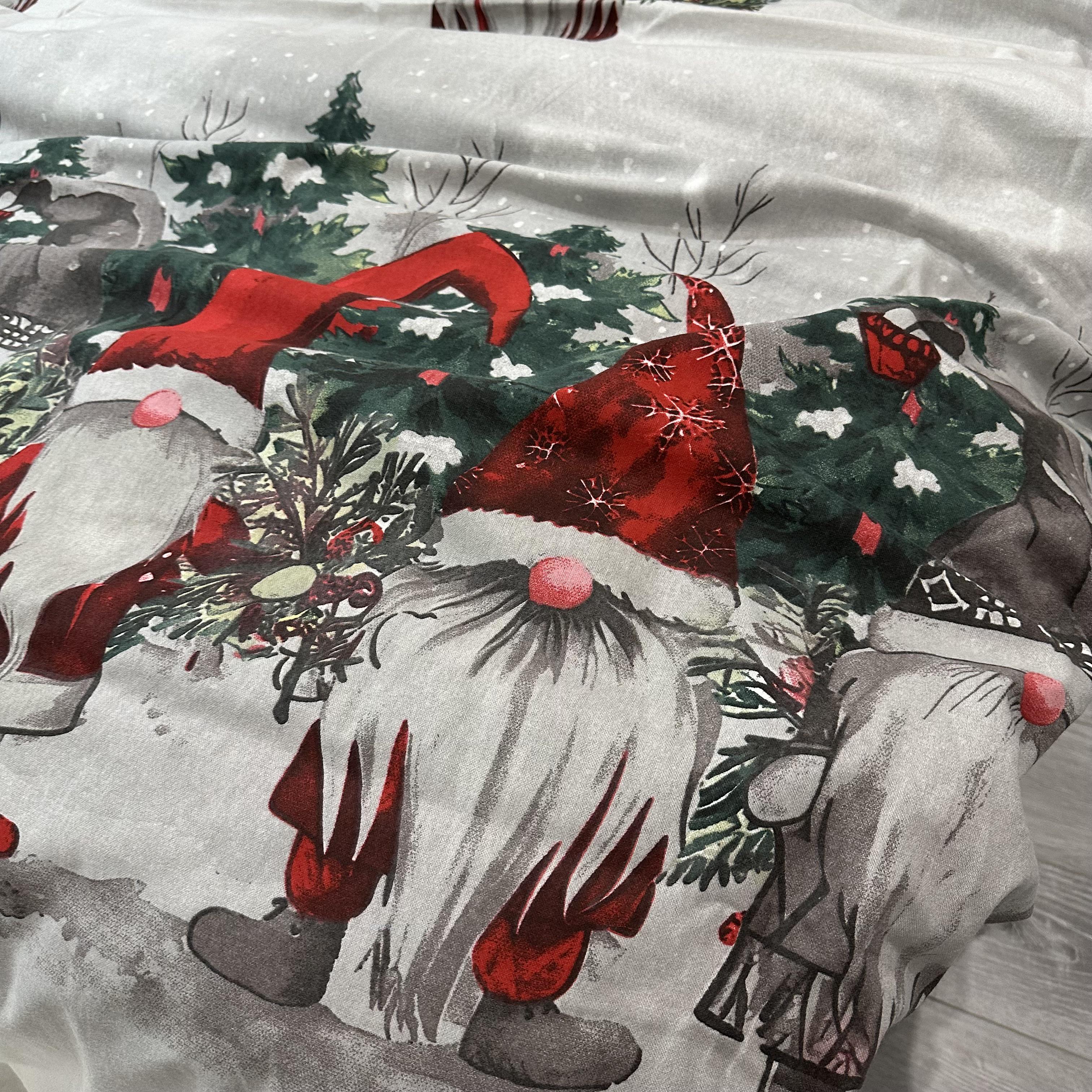 Комплект постільної білизни байкова Зимовий євро Сірий (байка 2-3) - фото 10 Комплект постільної білизни байкова Зимовий євро Сірий (байка 2-3) - фото 10