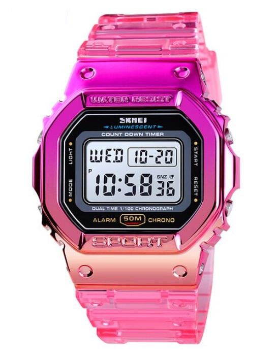 Годинник кварцевий жіночий Skmei 1622 Sport Pink (1622) - фото 1