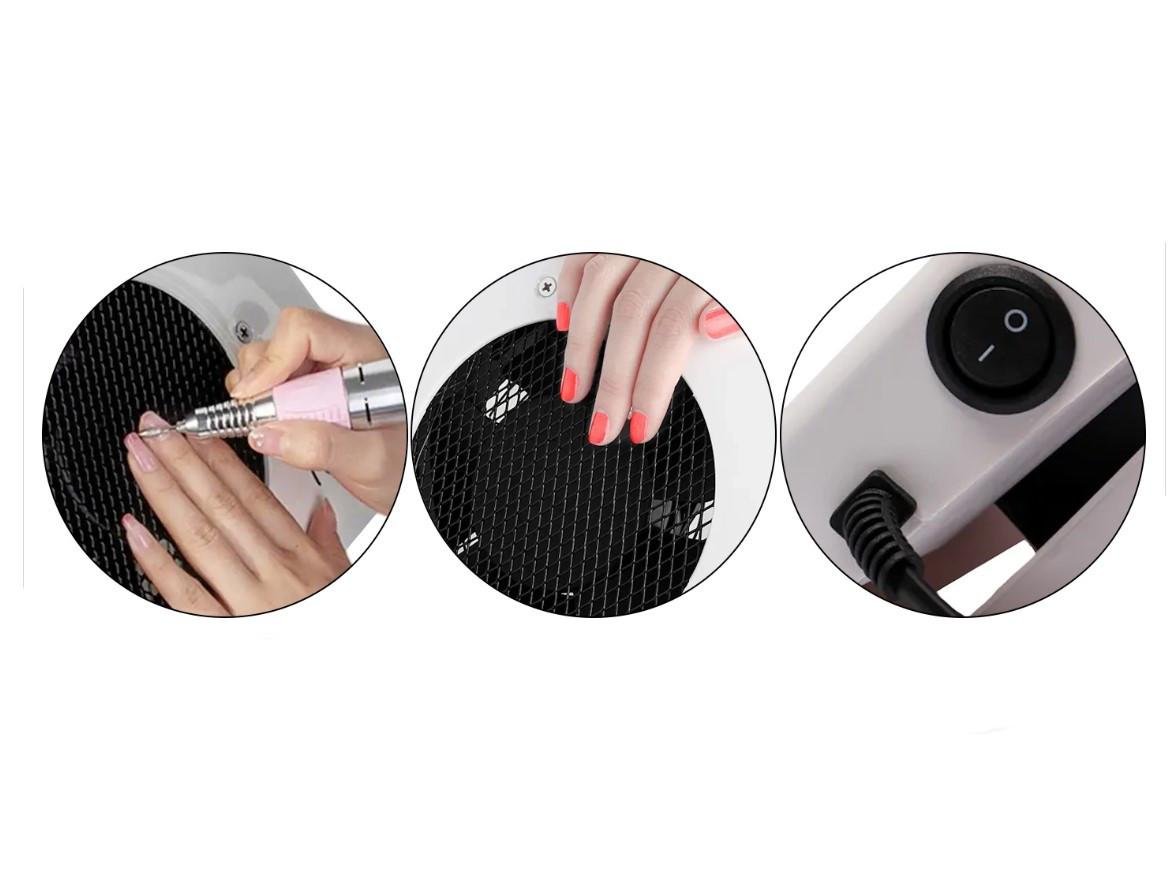 Вытяжка маникюрная Beauty Nail FX-58 с фильтром пыли Белый (595802) - фото 5 Вытяжка маникюрная Beauty Nail FX-58 с фильтром пыли Белый (595802) - фото 5