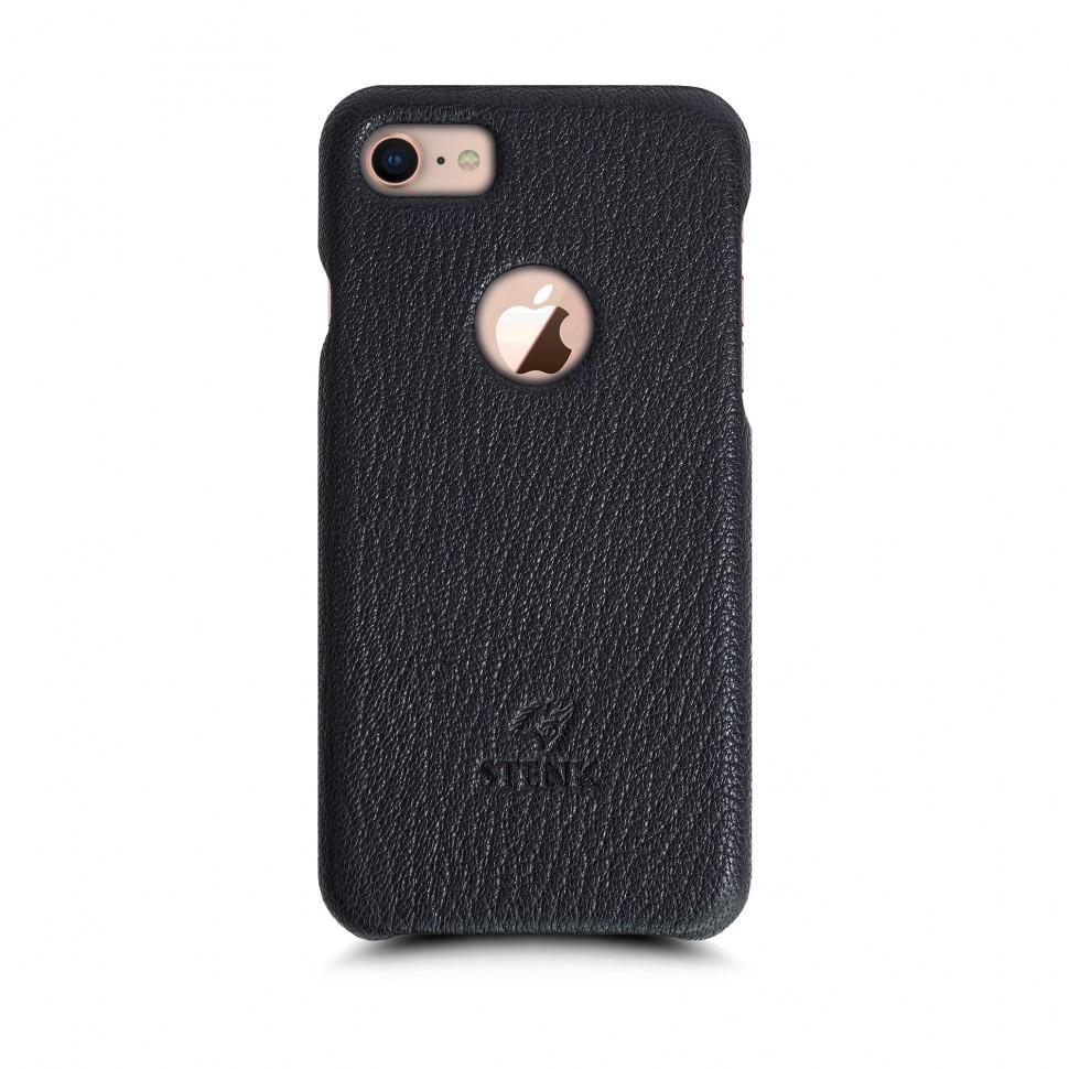Накладка кожаная Stenk Cover для Apple iPhone 6/ 6S Черный (69210)