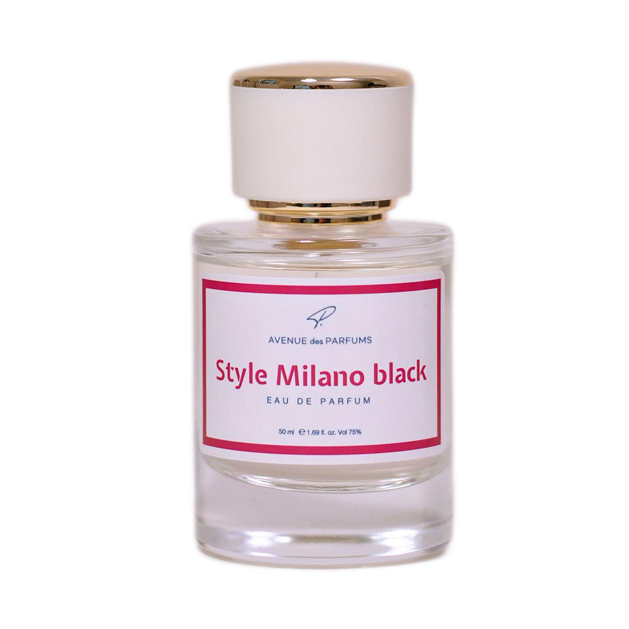 Парфумована вода AVENUE des PARFUMS Style Milano black 50 мл