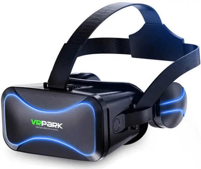 Очки виртуальной реальности VR BOX PARK J20 с наушниками и пультом (25252488) - фото 8
