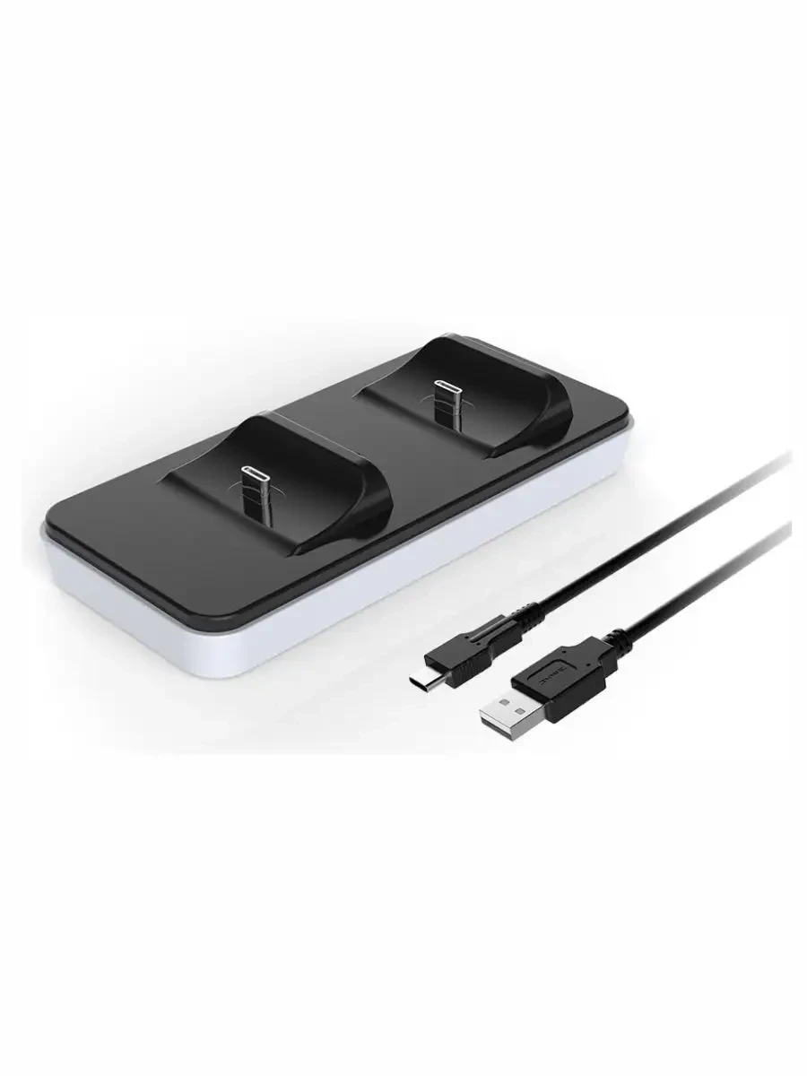Док-станция Iplay для DualSense PS5 на 2 контроллера Белый (DAAL1)