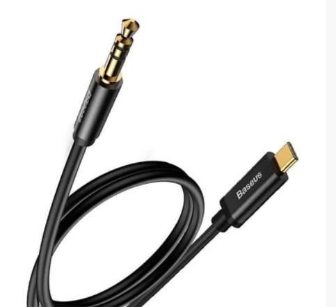 Кабель аудіо Baseus Yiven Type-C to Mini-jack 3,5 мм 1,2 м Black (CAM01) - фото 3