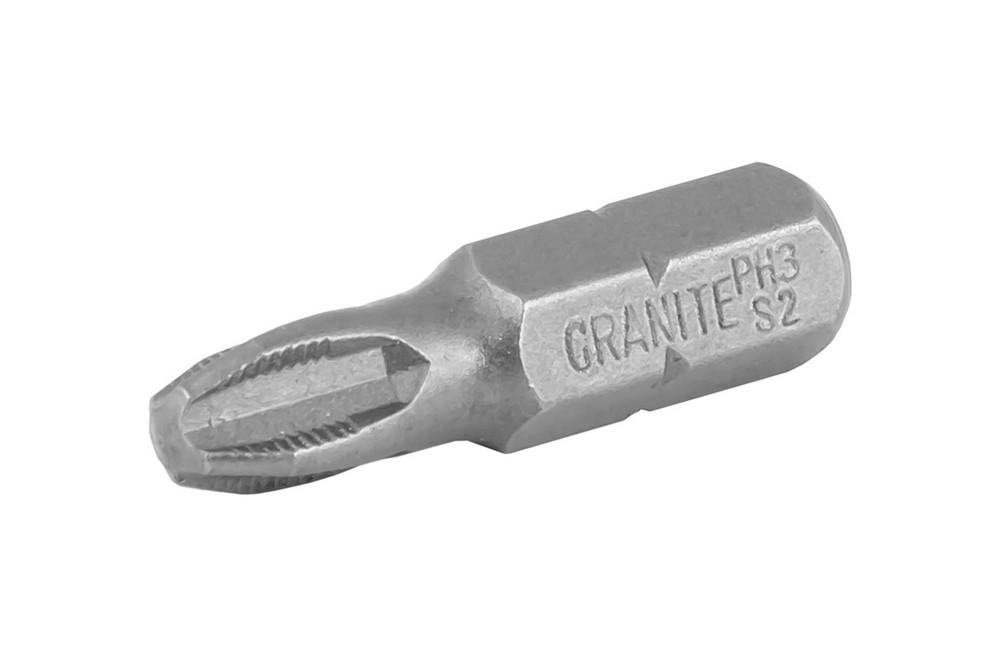 Насадки викруткові GRANITE GM РН3х25 мм S2 2 шт. (10-03-250)